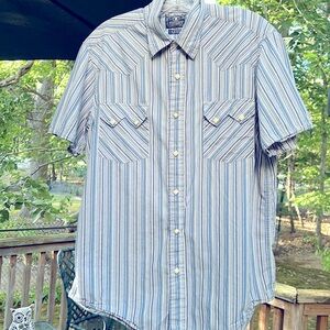 Lucky Brand Dungarees America Western Style Shirt -Size Large